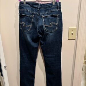 Silver Avery Capri jeans